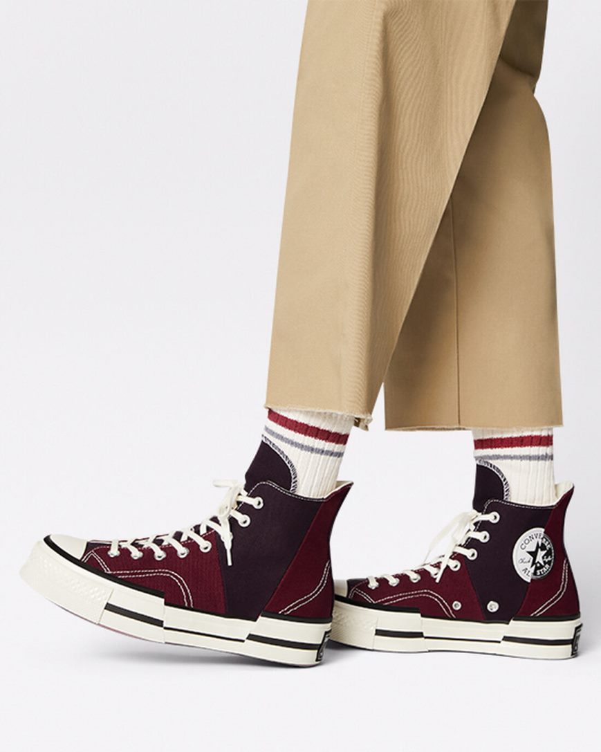 Tenisky Vysoke Converse Chuck 70 Plus Panske Tmavo Červené Čierne | SK JMA11W0